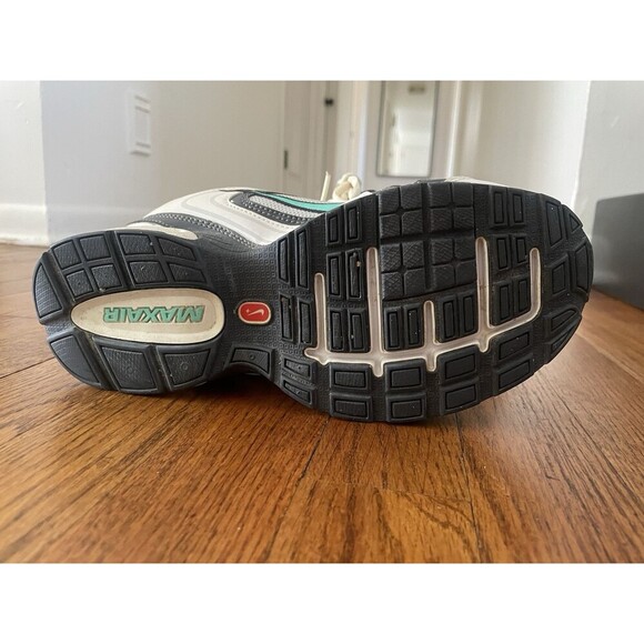 2009 Nike Air Max Turbulence IV Running Shoes Gray Teal Black 396642-001 Size 8 - Picture 14 of 16